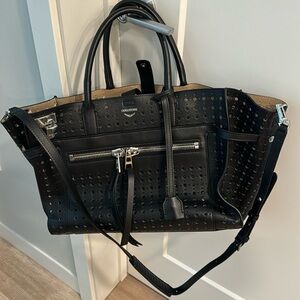 Large satchel by Zadig&Voltaire, excellent condition, silver hardware